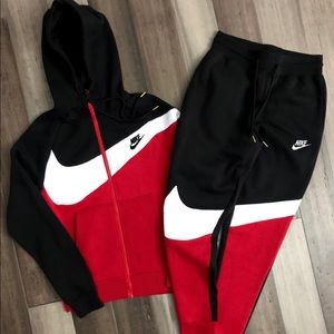 Nike jumpsuit jogger and hoodie set